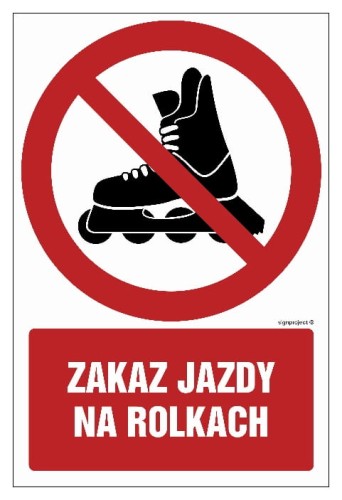 GC054 Zakaz jazdy na rolkach