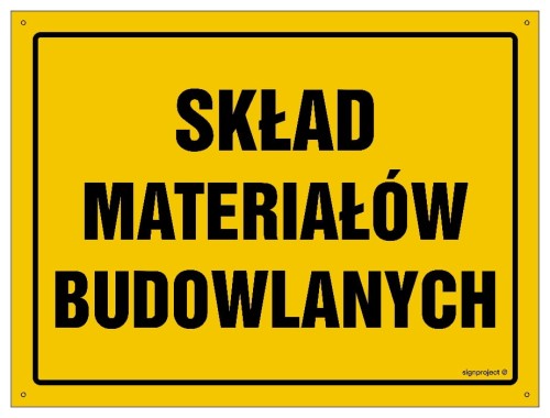 OA116 Skład materiałów budowlanych