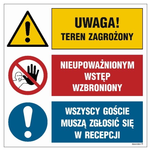 GO005 Uwaga! Izolacja azbestowa Nie przeszkadzać Unikaj uszkodzenia