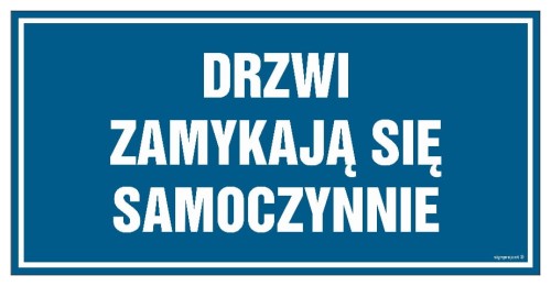 PA509 Drzwi zamykają się samoczynnie