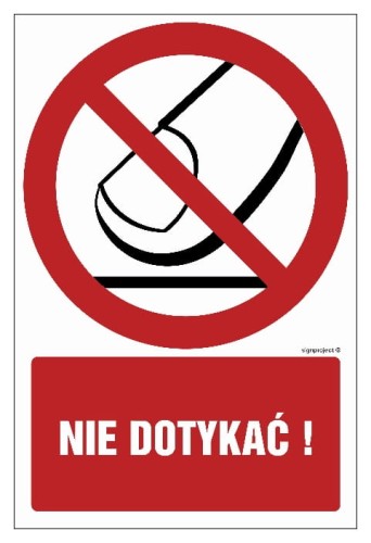 GC051 Nie dotykać