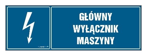 HH056 Główny wyłącznik maszyny