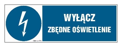 HF022 Wyłącz zbędne oświetlenie