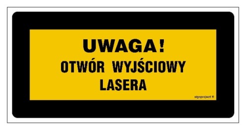 KB004 Uwaga! Promieniowanie laserowe przy otwarciu