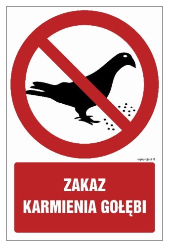 GC078 Zakaz karmienia gołębi