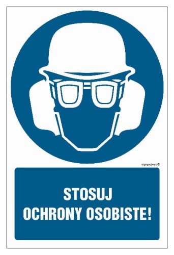 GL052 Stosuj ochrony osobiste!