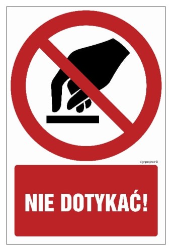 GC014 Nie dotykać