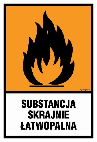 LB013 Substancja skrajnie łatwopalna 