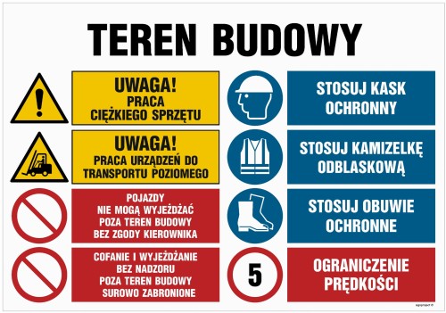 OI021 Teren budowy, Uwaga! Praca ciężkiego sprzętu