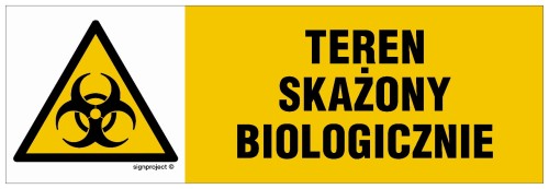 NA002 Teren skażony biologicznie