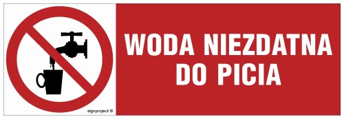 NA005 Woda niezdatna do picia