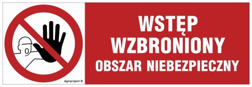 NA006 Wstęp wzbroniony - obszar niebezpieczny