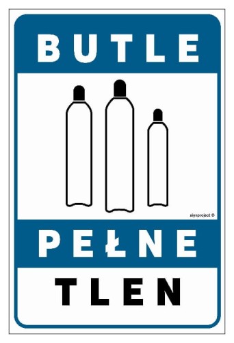 JD048 Butle pełne tlen 