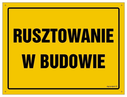 OA173 Rusztowanie w budowie