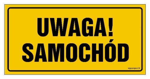 ND035 Uwaga samochód