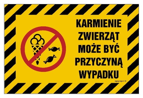 NC021 Karmienie zwierząt może być przyczyną wypadku