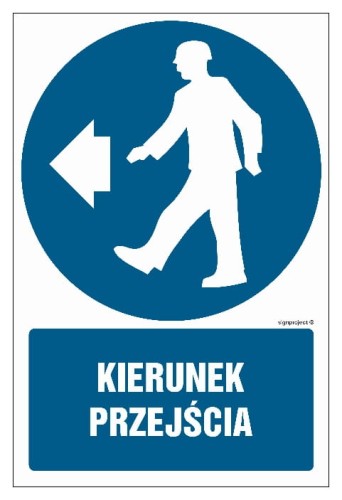 GL045 Kierunek przejścia w lewo