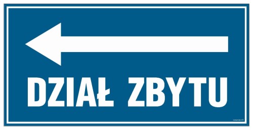 PA026 Dział zbytu - kierunek w lewo
