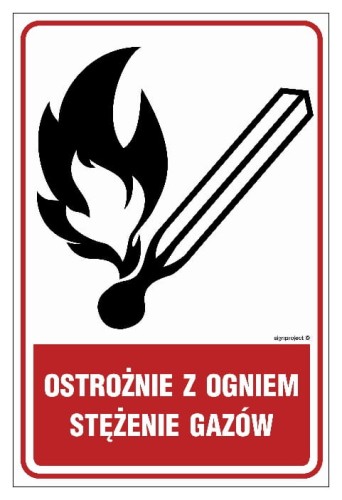 JD003 Ostrożnie z ogniem - stężenie gazów 