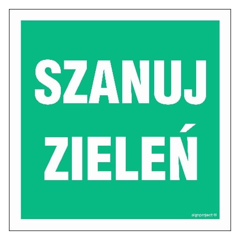 OD019 Szanuj zieleń