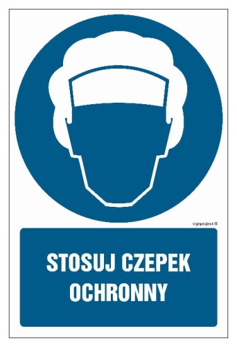 GL025 Stosuj czepek ochronny