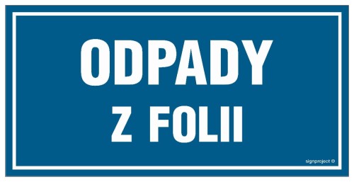 OA106 Odpady z folii
