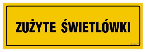 NC126 Zużyte świetlówki