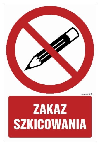 GC074 Zakaz szkicowania