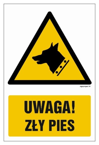 GF015 Uwaga - zły pies! 