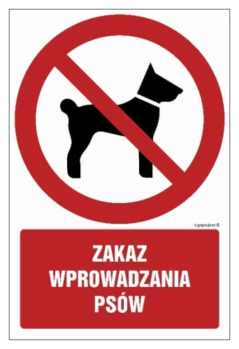 GC075 Zakaz wprowadzania psów 
