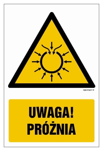 GF058 Uwaga próżnia 