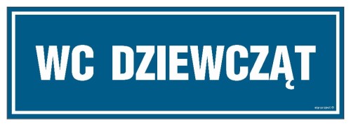 PA318 WC dziewcząt