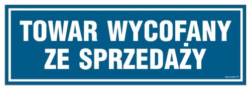 PA383 Towar wycofany ze sprzedaży