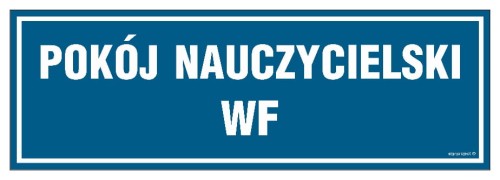 PA152 Pokój nauczycielski WF