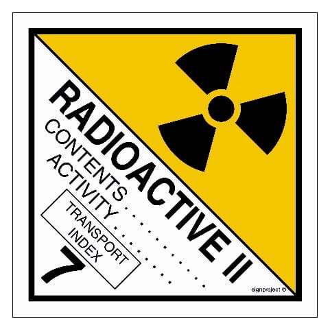 MB008 Materiały promieniotwórcze w opakowaniu