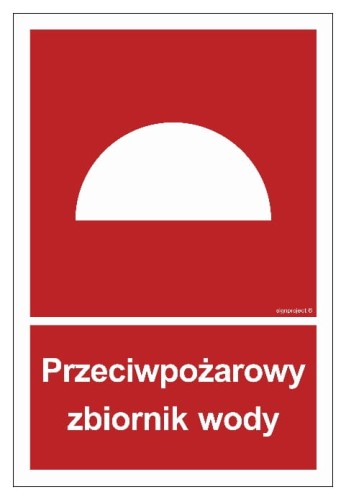 BB007 Przeciwpożarowy zbiornik wody
