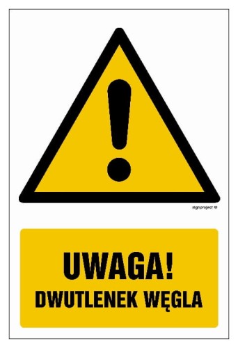 GF076 Uwaga! Dwutlenek węgla