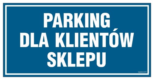 PA540 Parking dla klientów sklepu