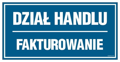 PA510 Dział handlu Fakturowanie