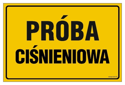 JD014 Próba ciśnieniowa