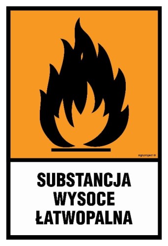 LB012 Substancja wysoce łatwopalna