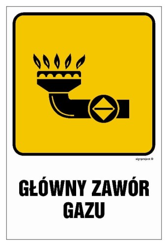 JD001 Główny zawór gazu 1