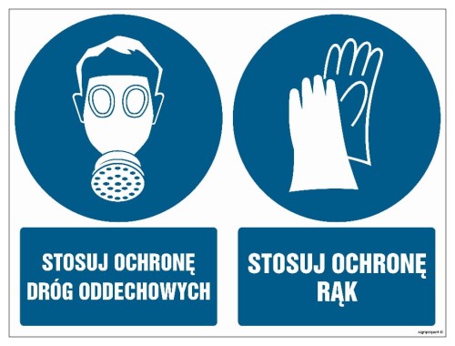 GM034 Stosuj ochronę dróg oddechowych Stosuj ochronę rąk