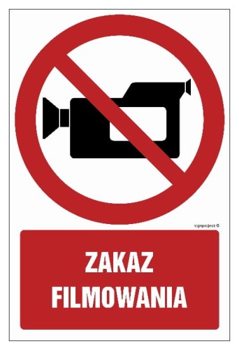 GC029 Zakaz filmowania