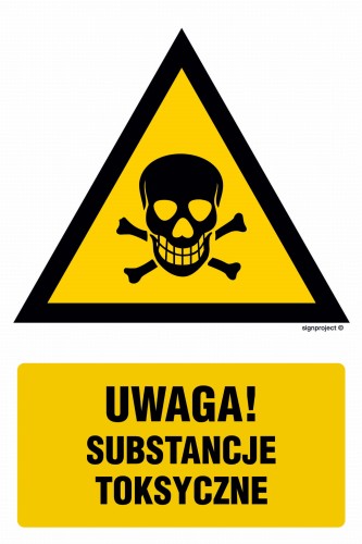 JA009 Ostrzeżenie przed substancjami toksycznymi 