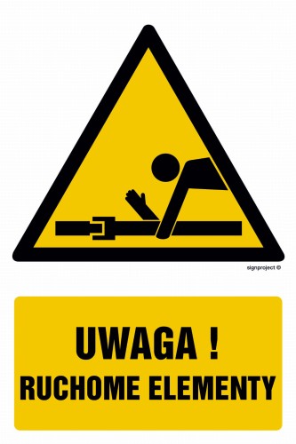 GF059 Uwaga! Ruchome elementy