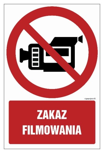 GC053 Zakaz filmowania