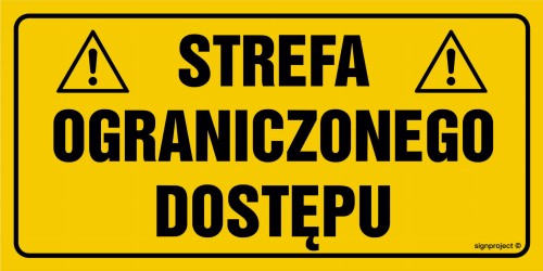 NB032 Strefa ograniczonego dostępu
