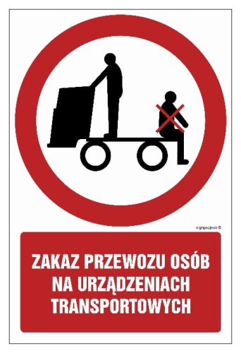 GC058 Zakaz przewozu osób na urządzeniach transportowych