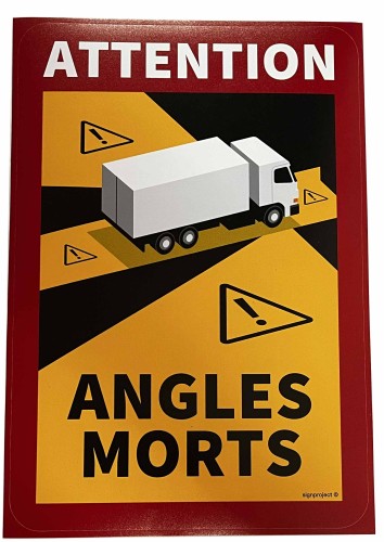 ANGLES MORTS  ATTENTION - uwaga martwe pole TIR